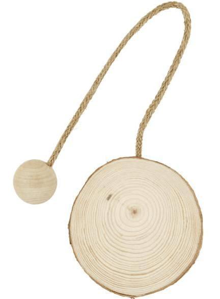 Raffhalter Wood mit Magnetverschluss - Braun, MODERN, Holz (8cm) - Modern Living
