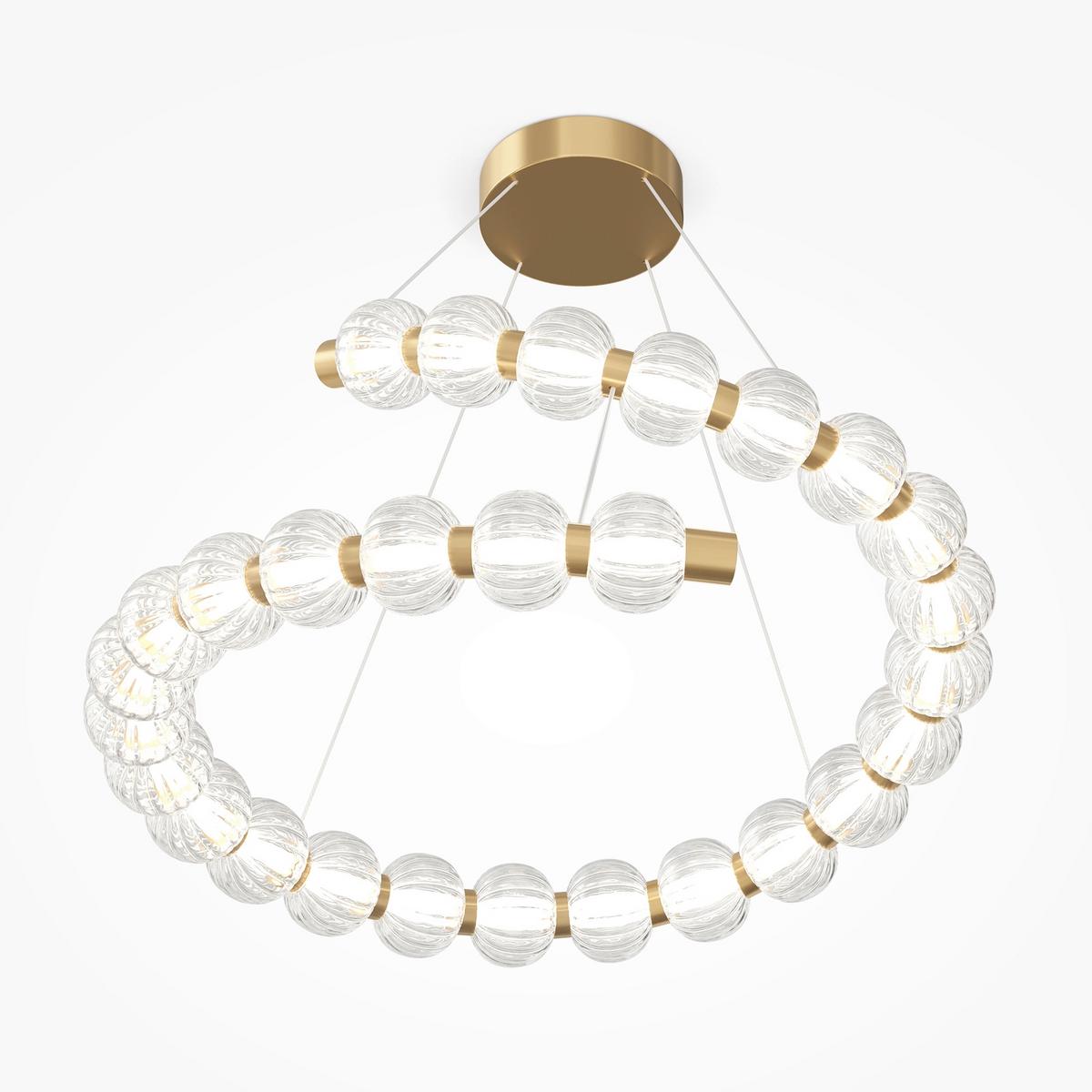 Pendelleuchte Mod555pl-L35g3k - Goldfarben, Design, Metall (80/345.5/80cm) - MAYTONI