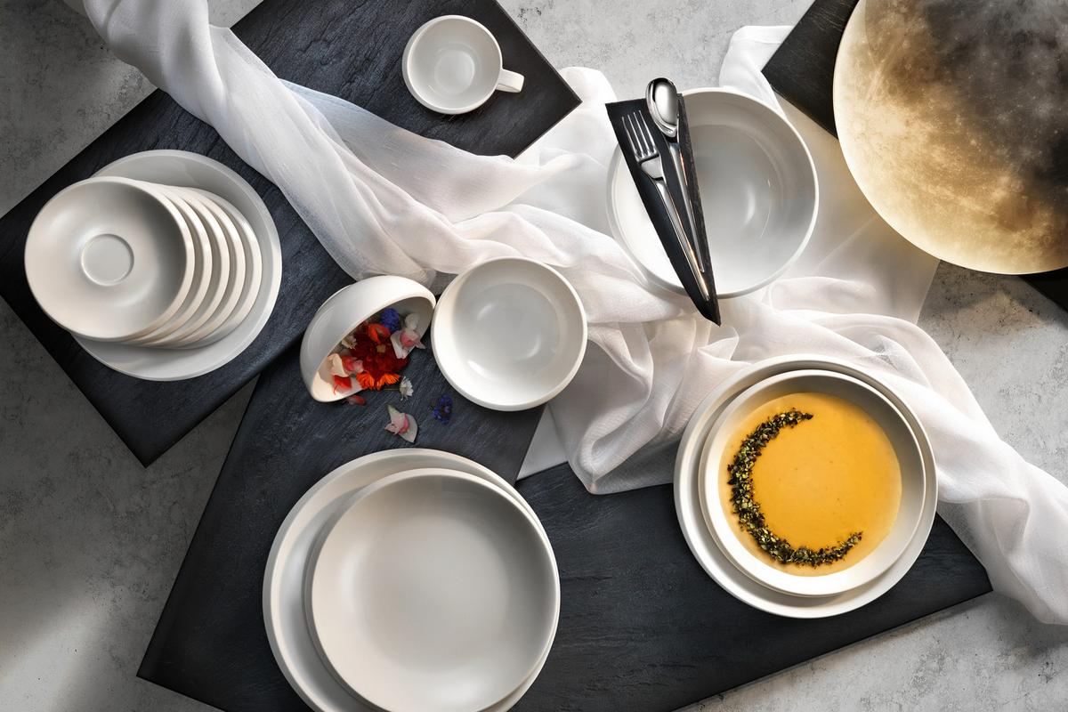 ZASTAWA STOŁOWA NEW MOON VILLEROY&BOCH - biały, Konventionell, ceramika - Villeroy & Boch