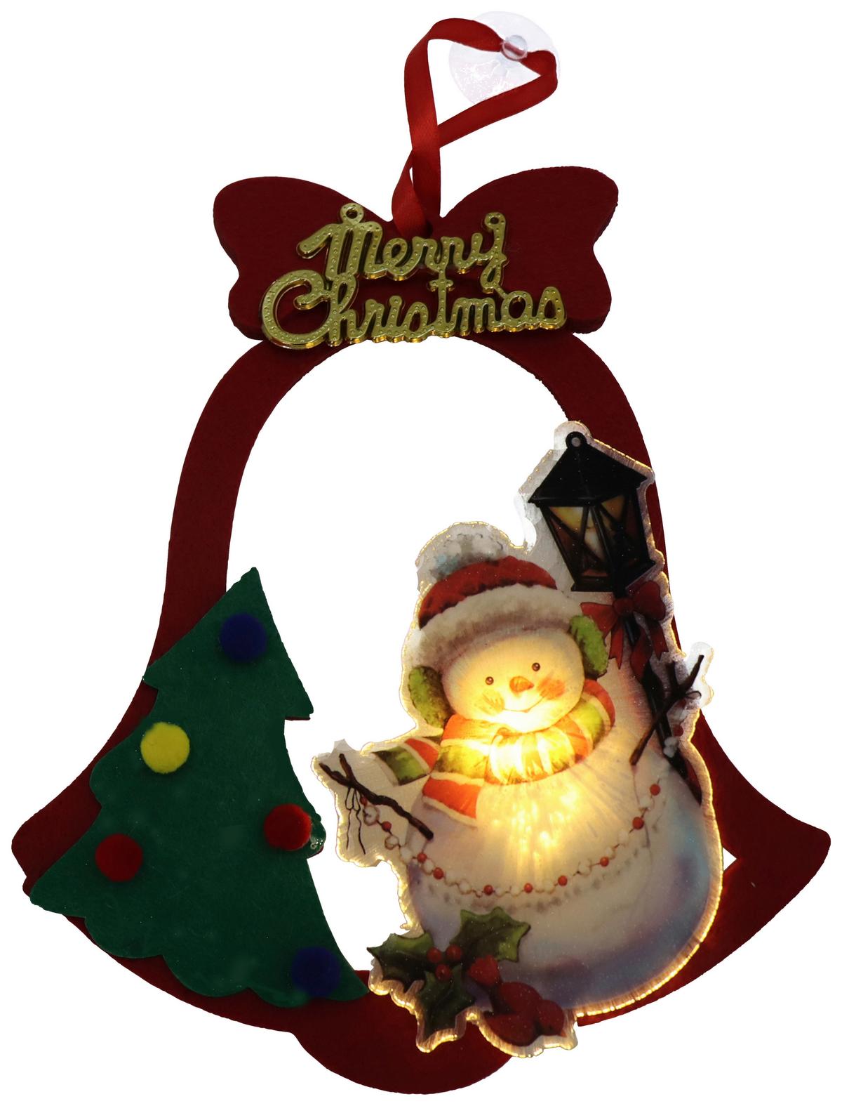 LED Díszlámpa Kosl - piros/fehér, Modern (25/20/3cm) - Premium Living