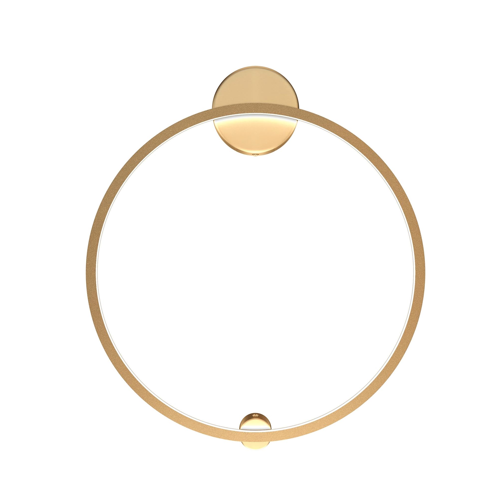 WANDLEUCHTE HALO - Messingfarben, Trend, Metall (60/60/5cm) - MAYTONI