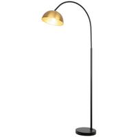 LAMPA STOJĄCA GELI - czarny/kolor złoty, Trend, metal (70/25/157cm) - Novel