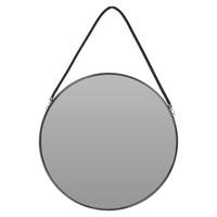 Wanddeko Leandro Ø ca. 38,5cm - Klar/Schwarz, Modern, Glas/Metall (38,5/1,2cm) - Modern Living