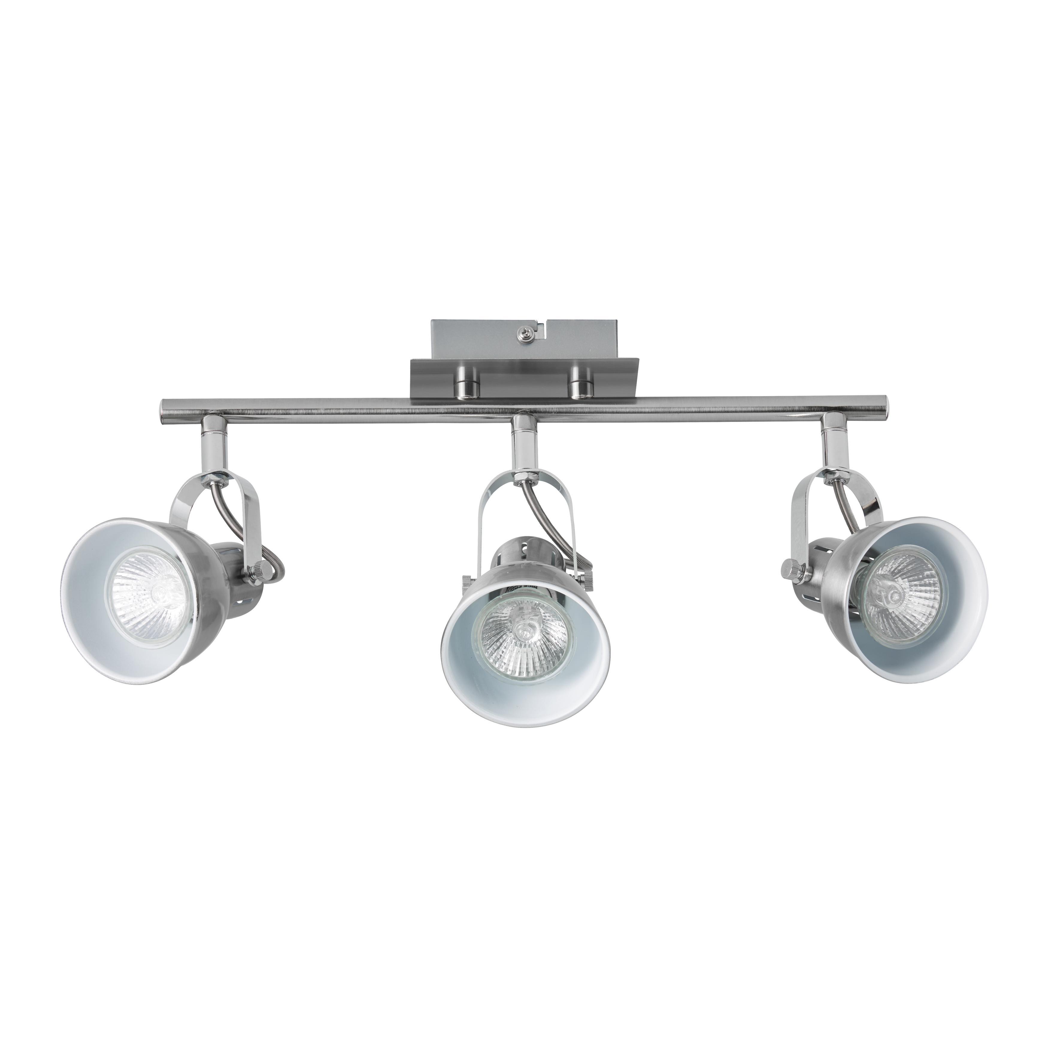 Deckenleuchte max. 50 Watt 'Ina' - Chromfarben, MODERN, Metall (35/8/16,5cm) - Bessagi Home