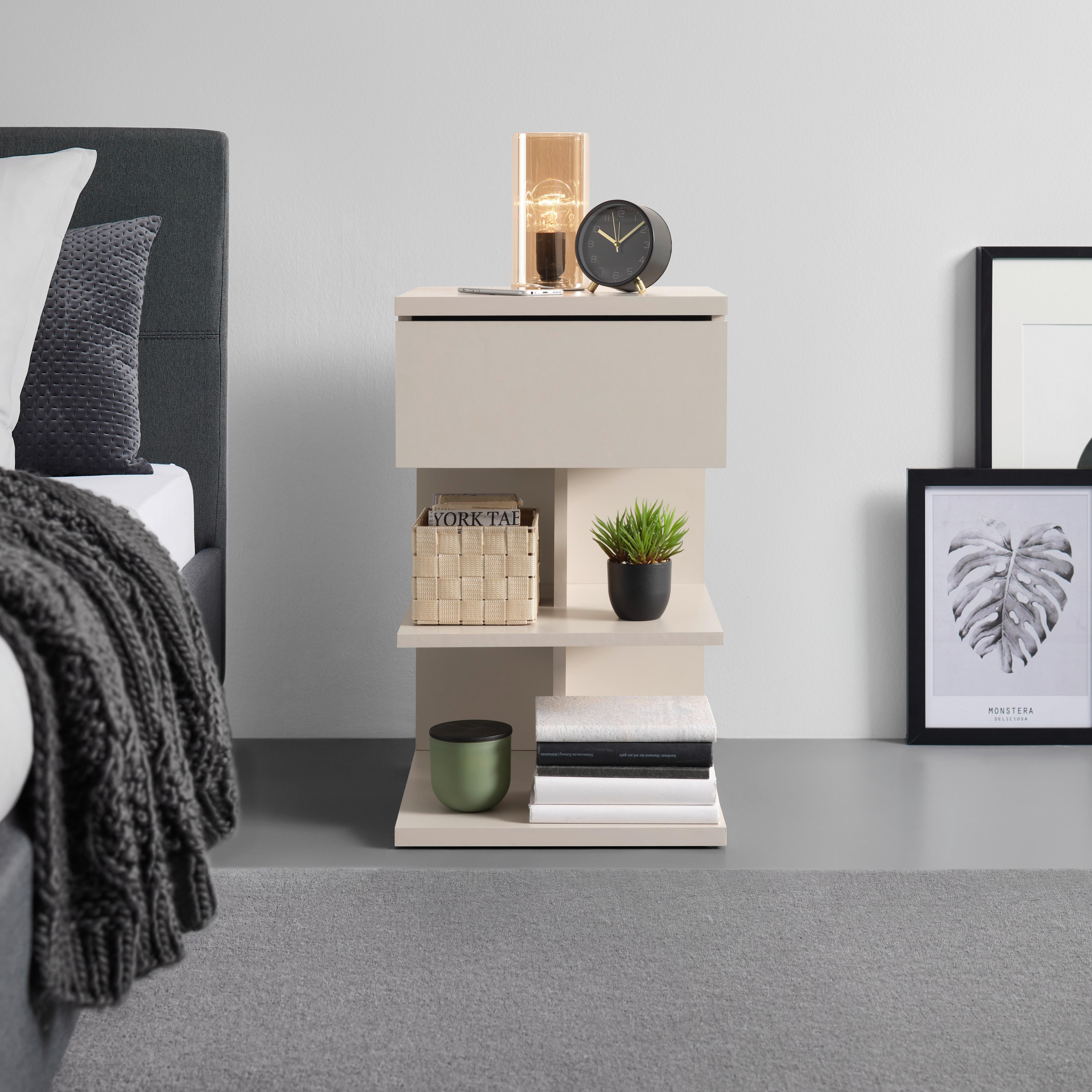 NOPTIERA SUN - cașmir, Modern, material pe bază de lemn (39/65/39cm) - Modern Living