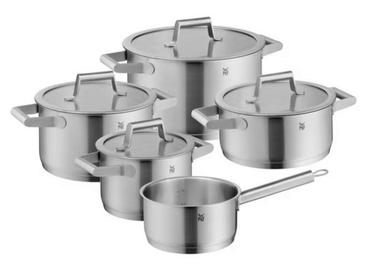 Kochtopfset WMF Comfort Line Edelstahlfarben 5-teilig - Edelstahlfarben, KONVENTIONELL, Metall (29/53,1/23,2cm) - WMF