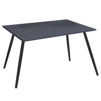 Pisalna Miza Salia, Bela, Črna, 110x50cm - črna/bela, Moderno, kovina/leseni material (110/50/70cm) - MID.YOU