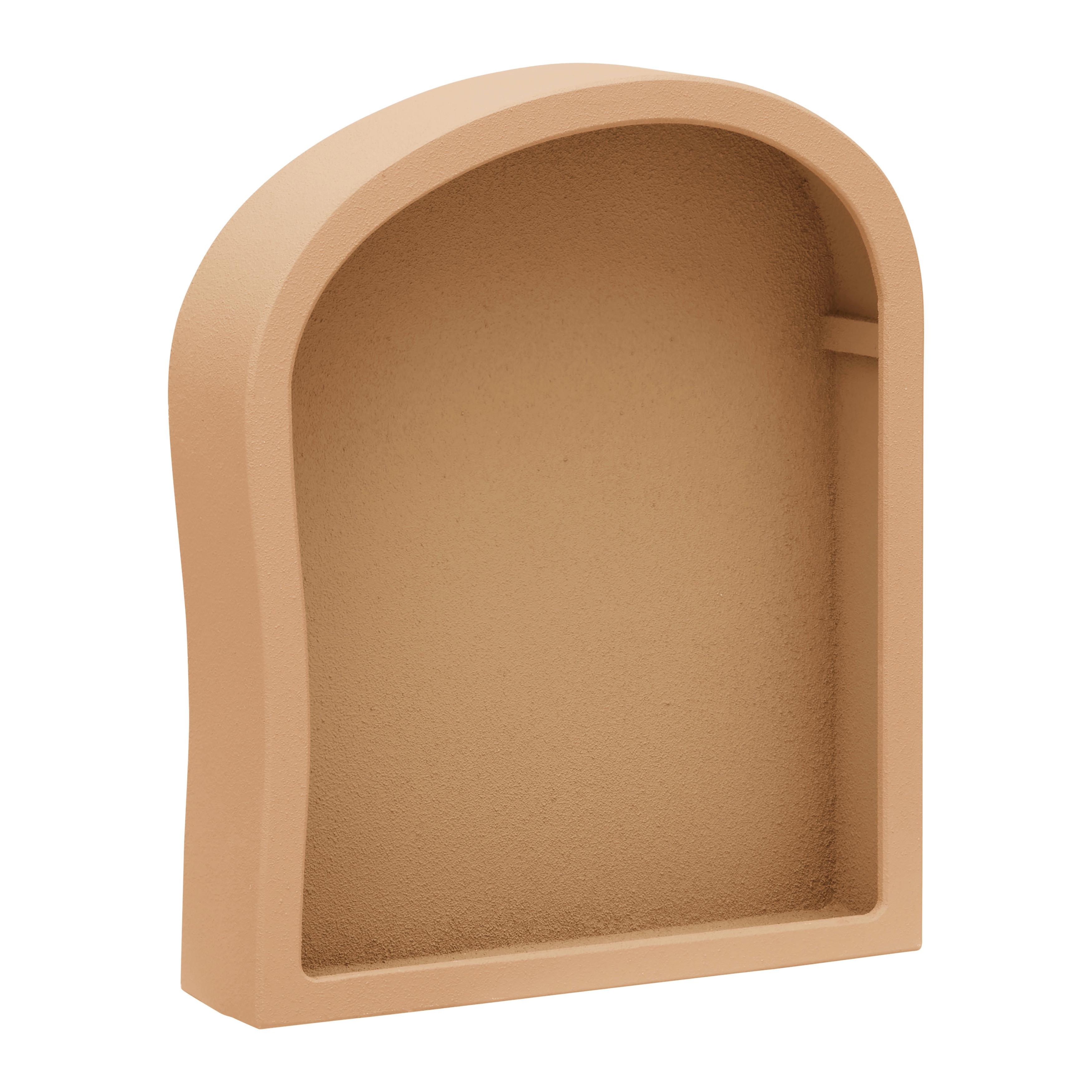 Wandregal Wilma Braun - Braun, LIFESTYLE, Holzwerkstoff (40/48/10cm) - Premium Living