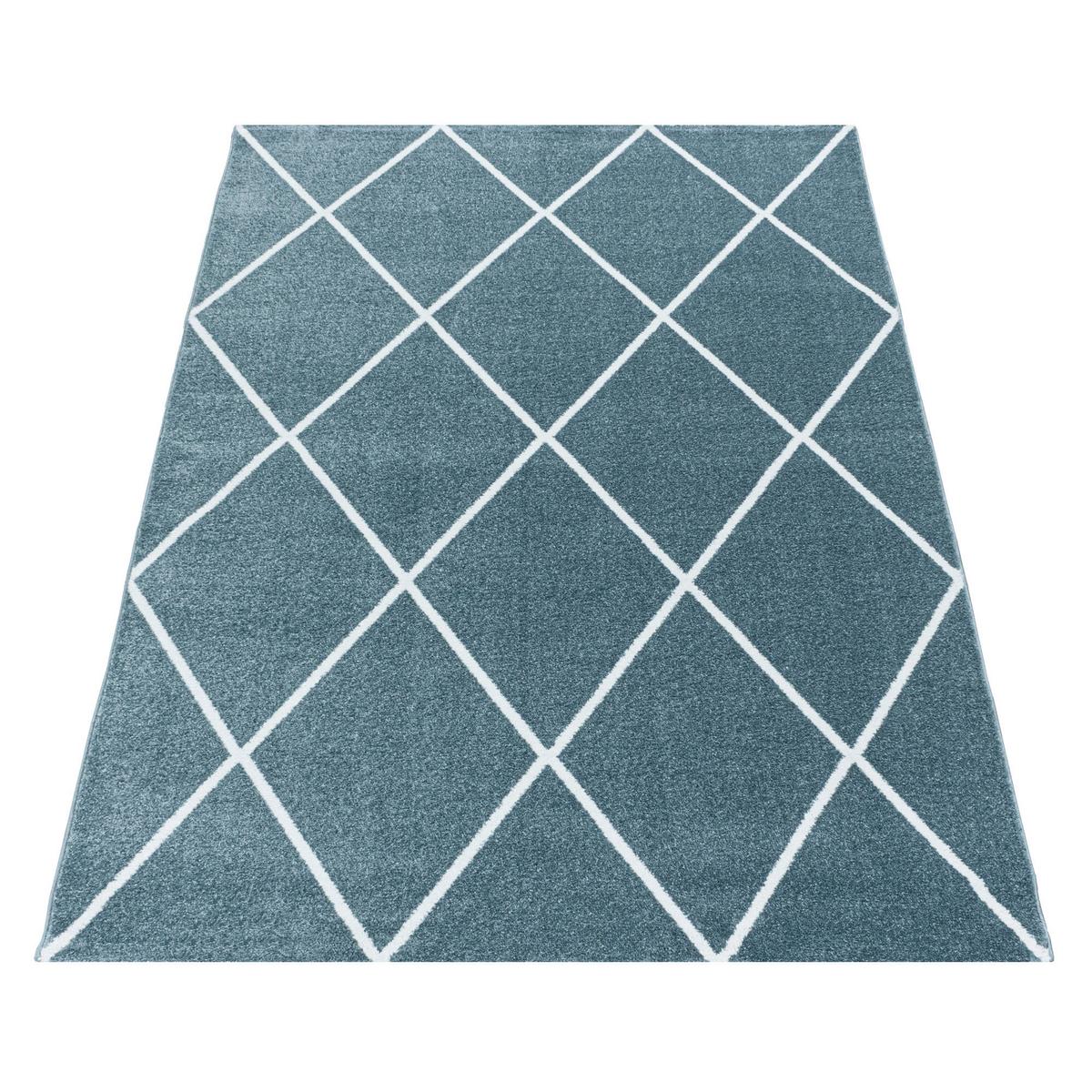 Hochflorteppich Rio Blau ca. 80x150cm - Blau, Basics, Textil (80/150cm)