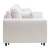 BÄDDSOFFA AGNETA -BASED- - beige/svart, Modern, metall/trä (200/83/97cm) - Based