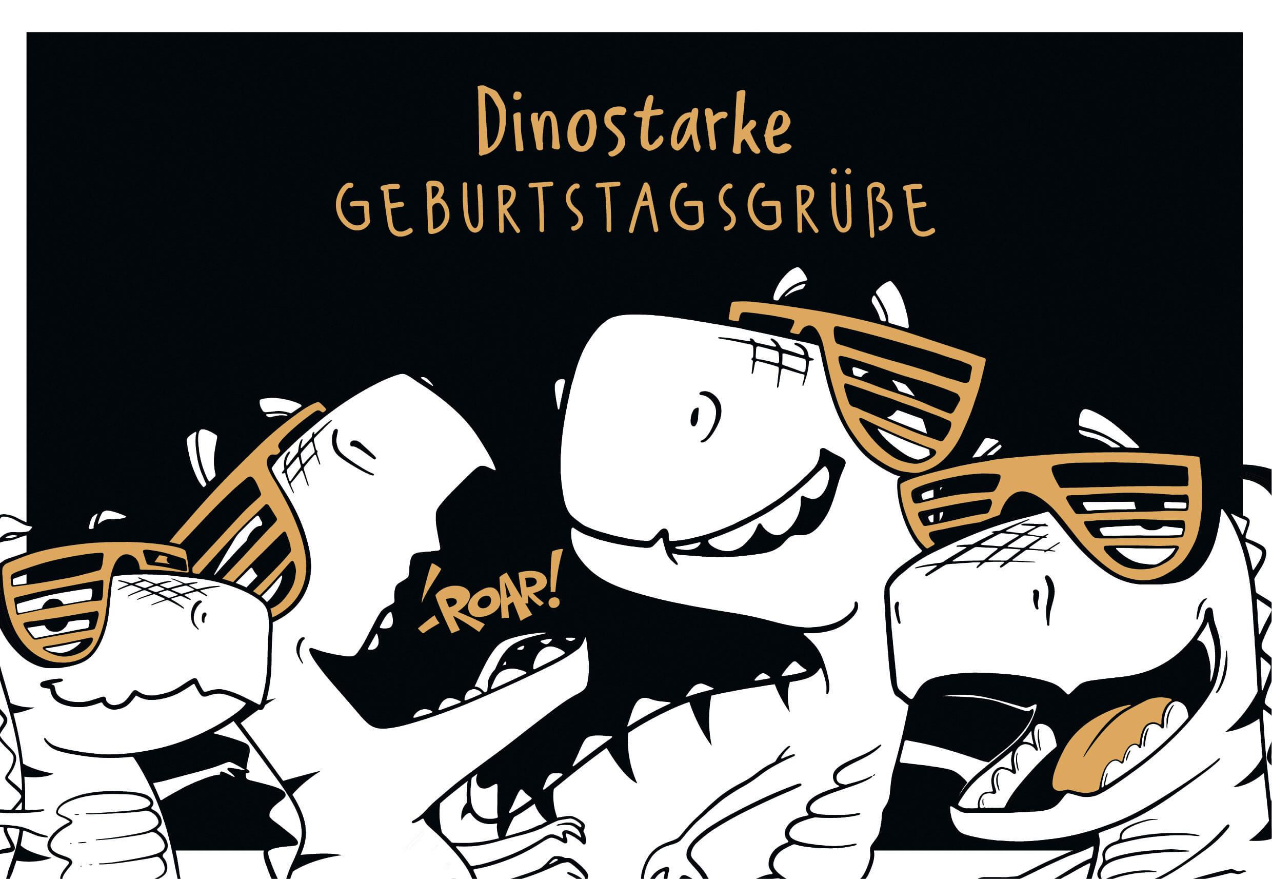 Glückwunschkarte Edelschwarz Multicolor - Basics, Papier (18/13cm)