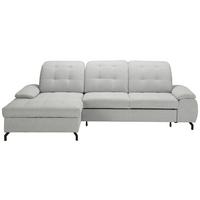 Sedežna Garnitura Como Mini, Siva, Ležišče, Predal, Leva - siva/črna, Moderno, kovina/umetna masa (167/89-106/263cm) - Mömax