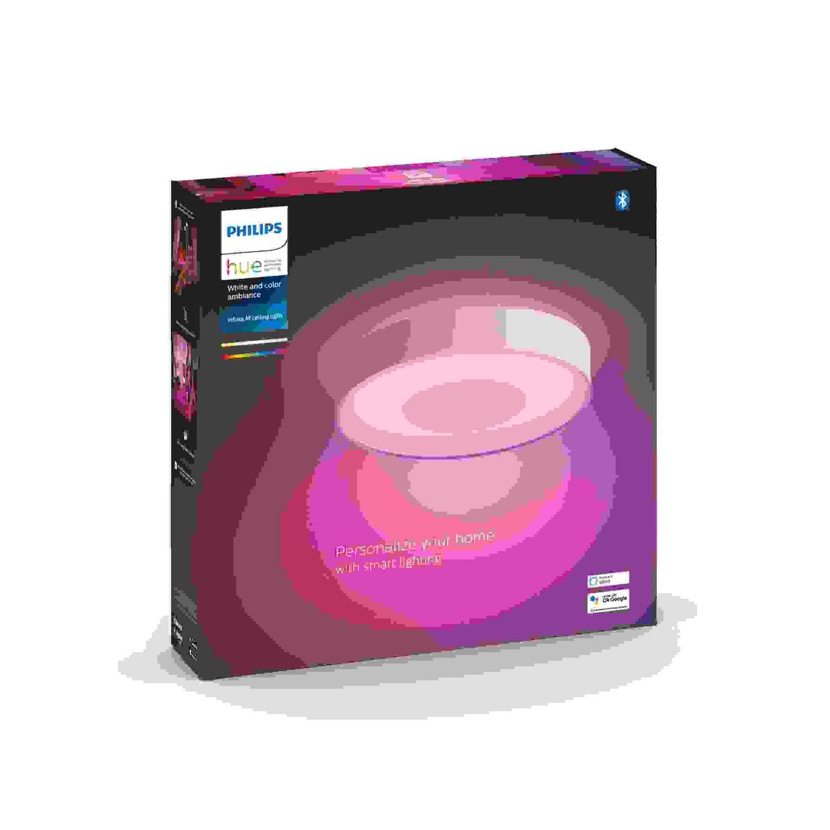 LAMPA SUFITOWA LED 4116331P9 HUE INFUSE M - biały, Design, metal (38,1/8,4cm) - Philips HUE