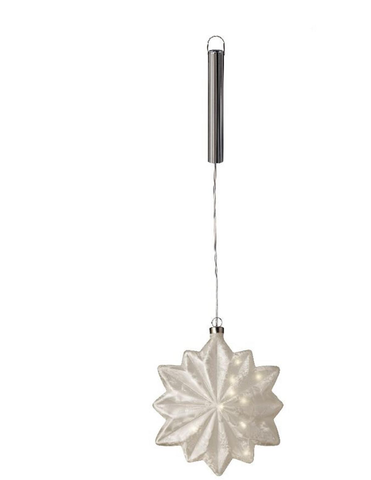 DEKORACJA ŚWIETLNA LED 487013 - Basics, szkło (8,00/19,00/19,00cm) - X-Mas