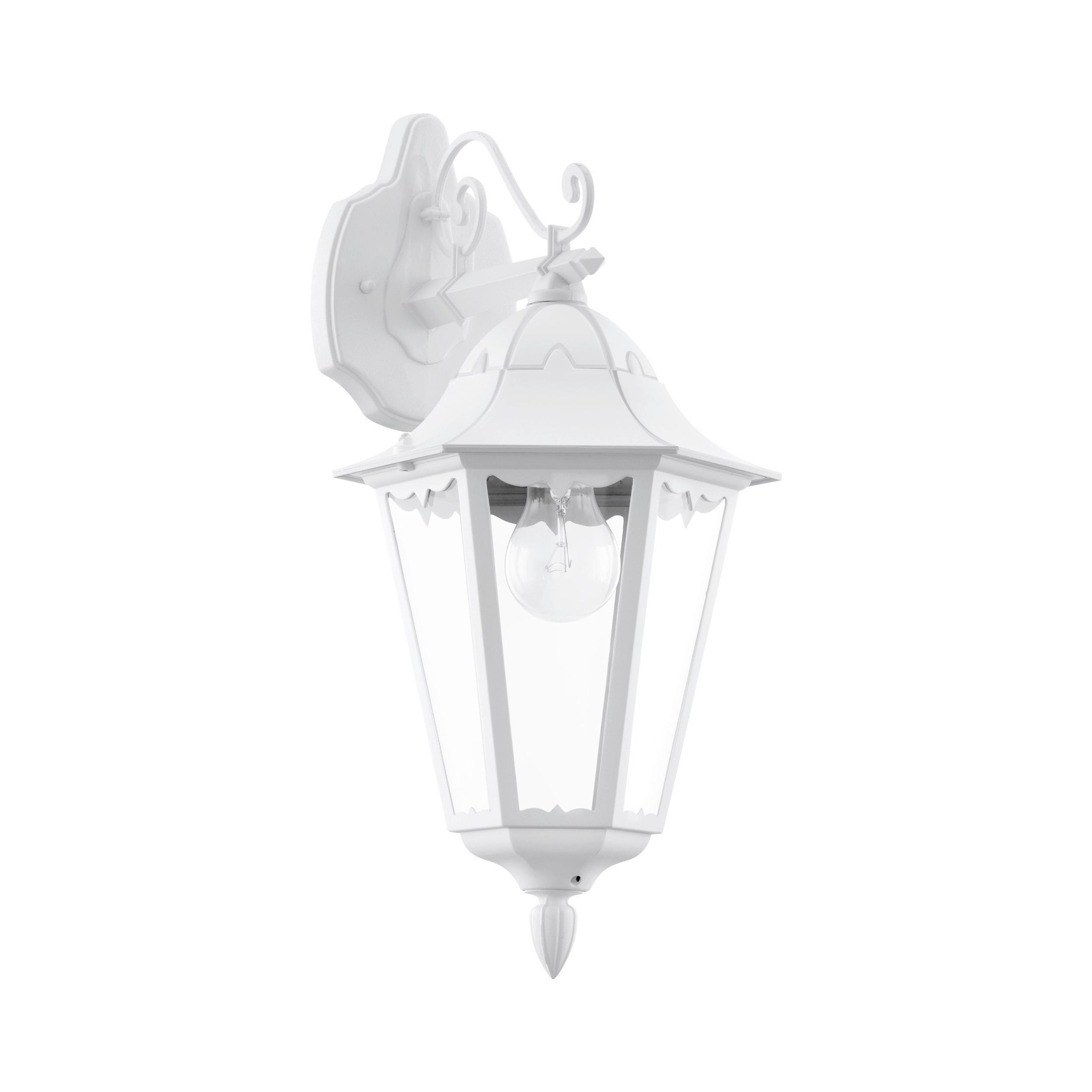 Led-wandleuchte Navedo Weiss - Klar/Weiss, Basics, Glas/Metall (20cm) - Eglo