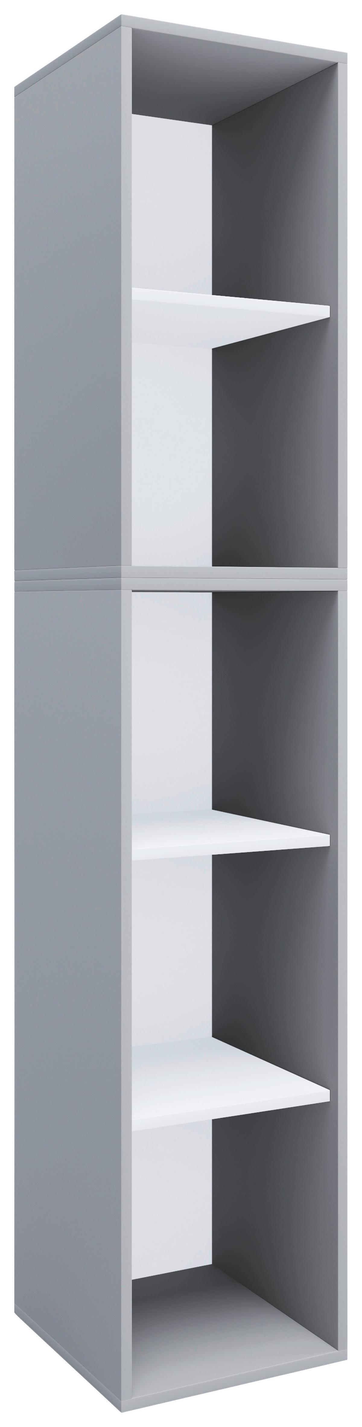 Aktenschrank Lona Grau, 5-fach - Grau, MODERN (35/183/37cm) - MID.YOU