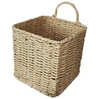 Korb Lilian in Naturfarben - Naturfarben, ROMANTIK / LANDHAUS, Papier/Metall (15/15cm) - Modern Living