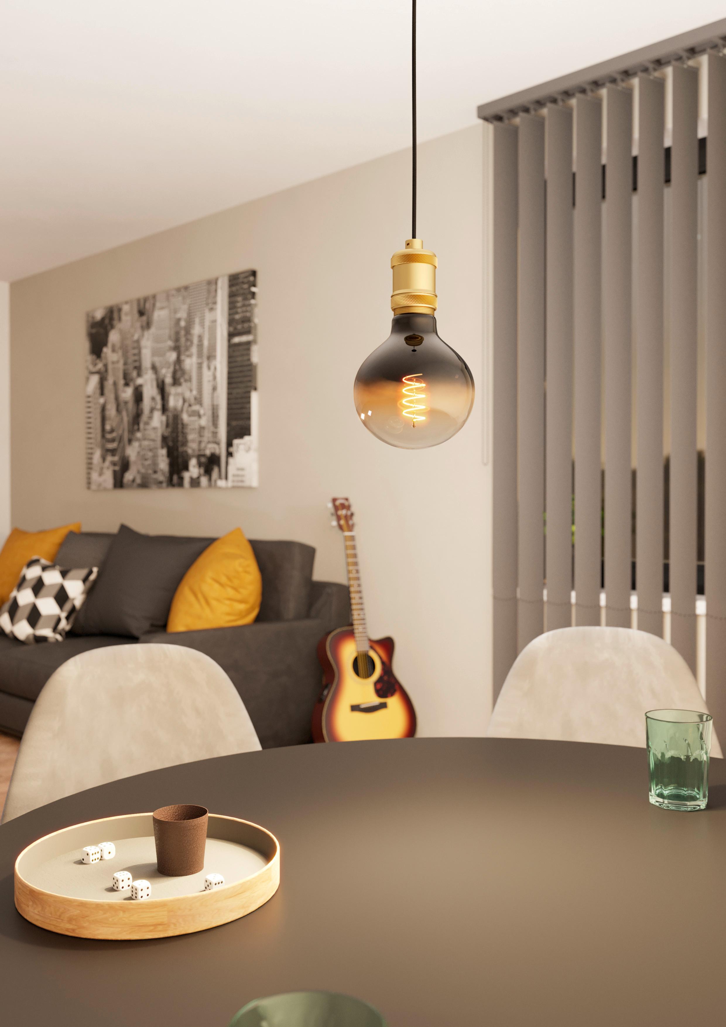 LAMPA WISZĄCA 43803*YORTH - czarny, Basics, metal (5/150cm) - Eglo