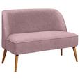 Sitzbank in Rosa 'Pino' 2-Sitzer - Rosa/Kieferfarben, Trend, Holz/Holzwerkstoff (122/83/66cm) - Livetastic Sitzbank in Rosa 'Pino' 2-Sitzer - Rosa/Kieferfarben, Trend, Holz/Holzwerkstoff (122/83/66cm) - Livetastic