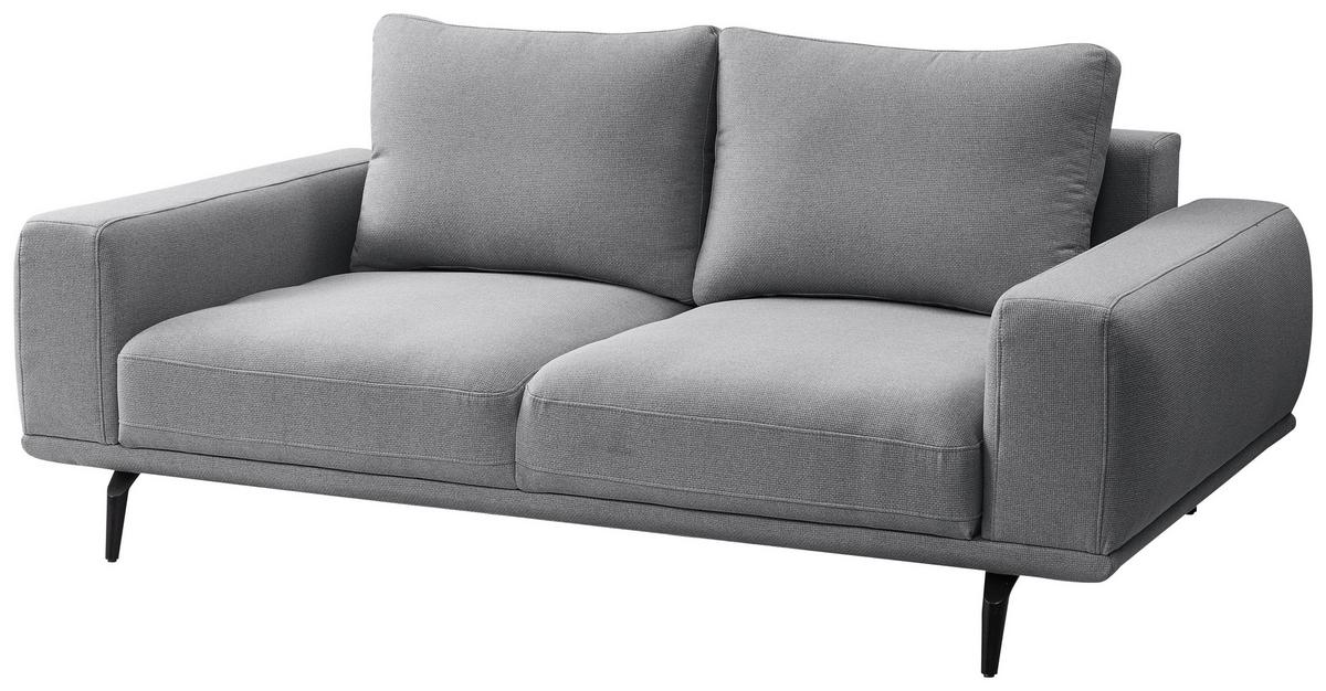 Canapea cu 2 locuri SELENE - gri, Modern, textil (202/89/115cm) - MID.YOU
