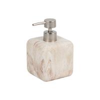 Dozator Za Tečni Sapun Lux - boja nikla/boja peska, Moderno, plastika (9.6/9.6/14.5cm) - Mömax