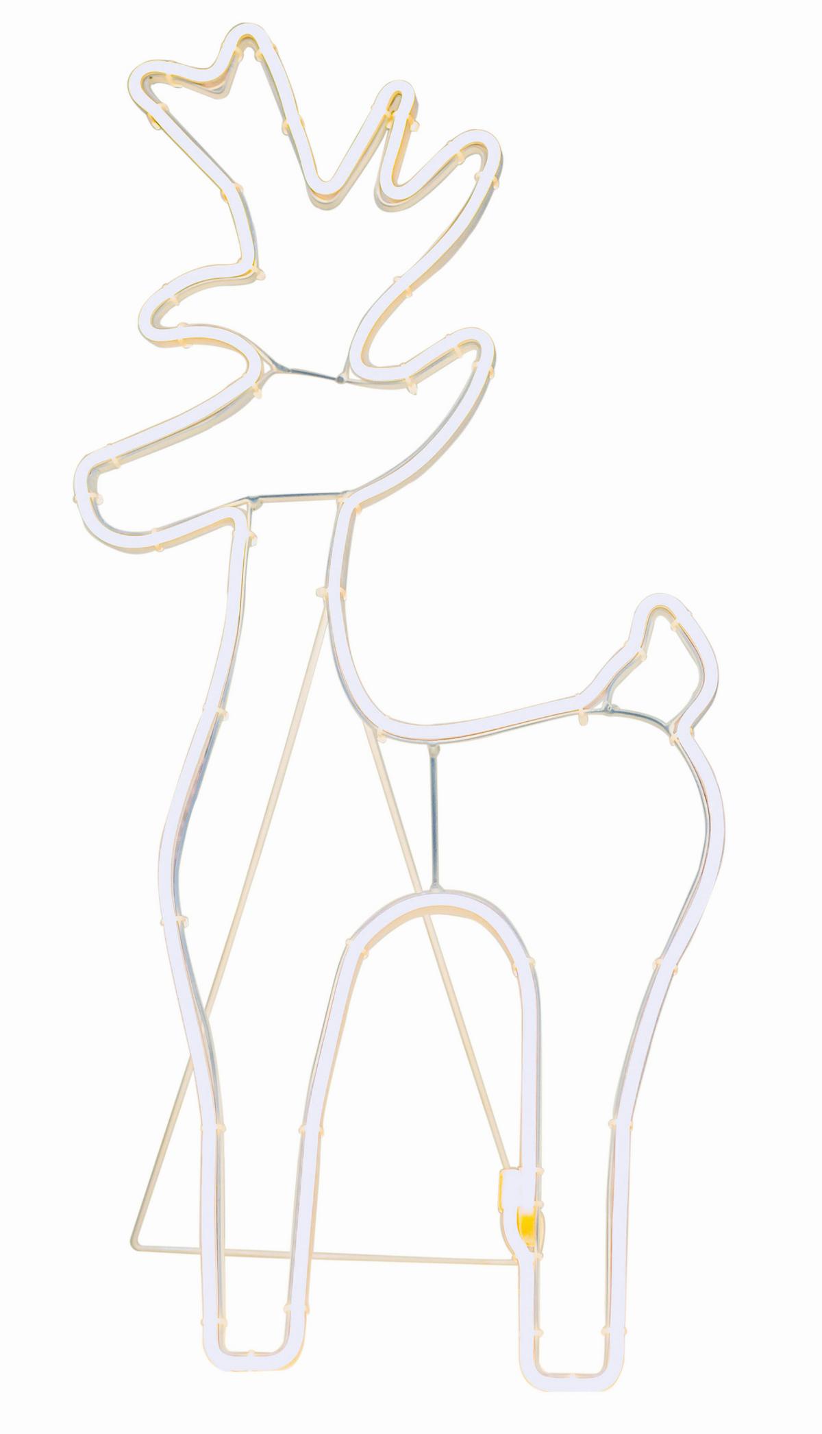 LED-DEKOLEUCHTE RENNO -PAZ- - Weiss, Modern, Metall (75/38/1,5cm) - Premium Living