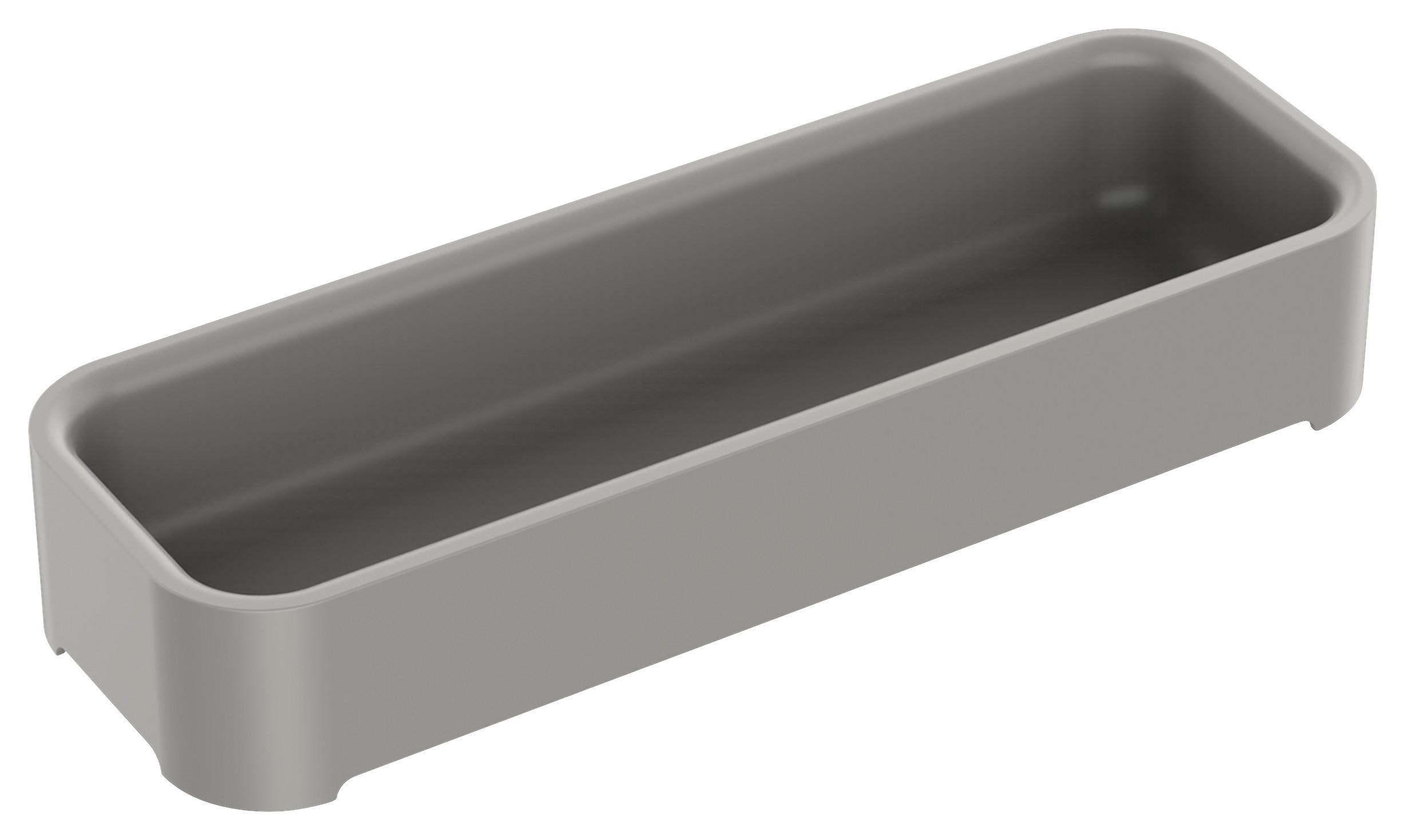 Besteckeinsatz Lis Grau - Grau, MODERN, Kunststoff (28,6/9,6/4,8cm) - Mömax