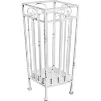STOJAK NA PARASOLE HANNE - biały, Design, metal (20/46/20cm)