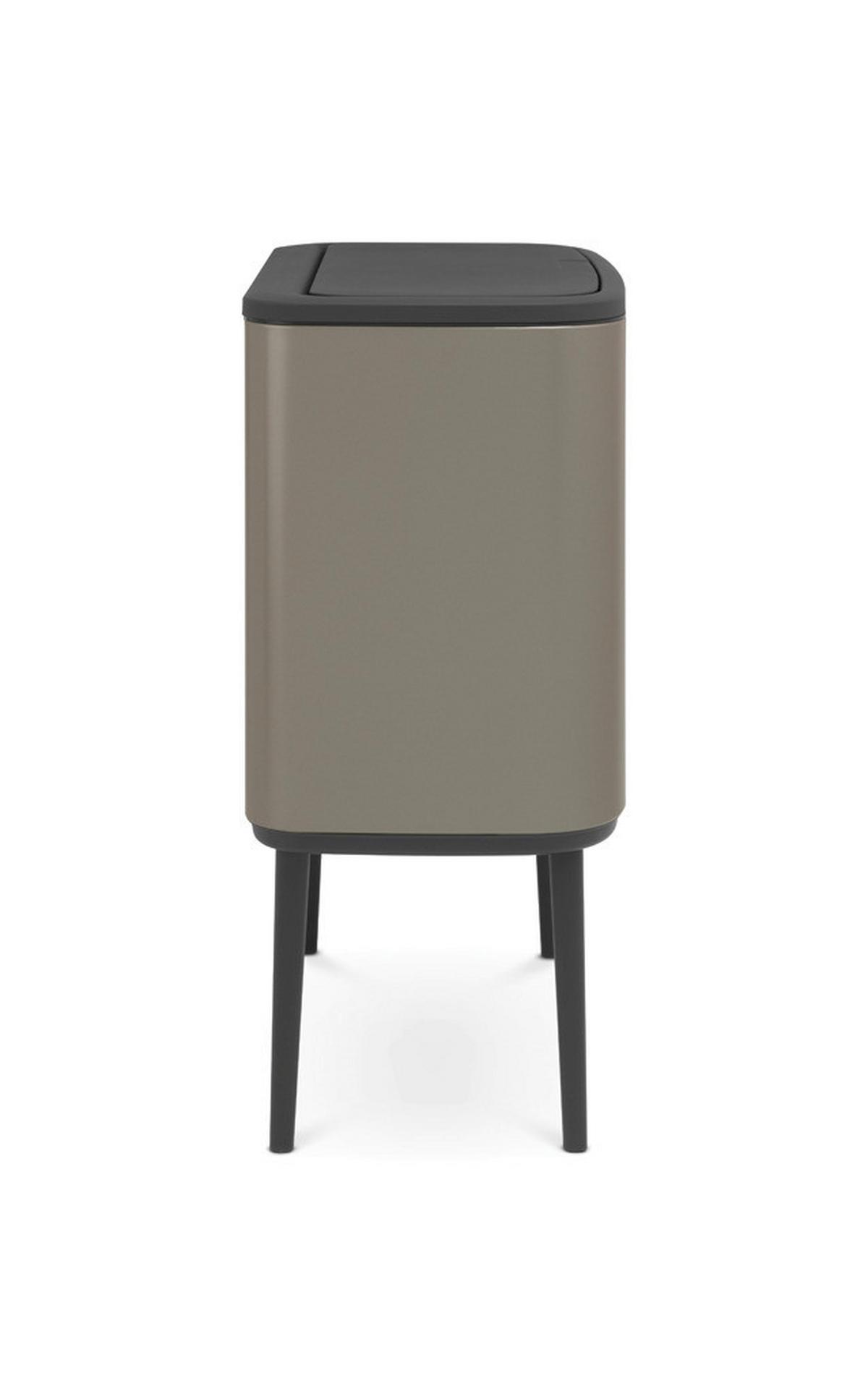 KOSZ NA ODPADY 315787 - czarny/szary, Design, tworzywo sztuczne/metal (/31,5null) - Brabantia