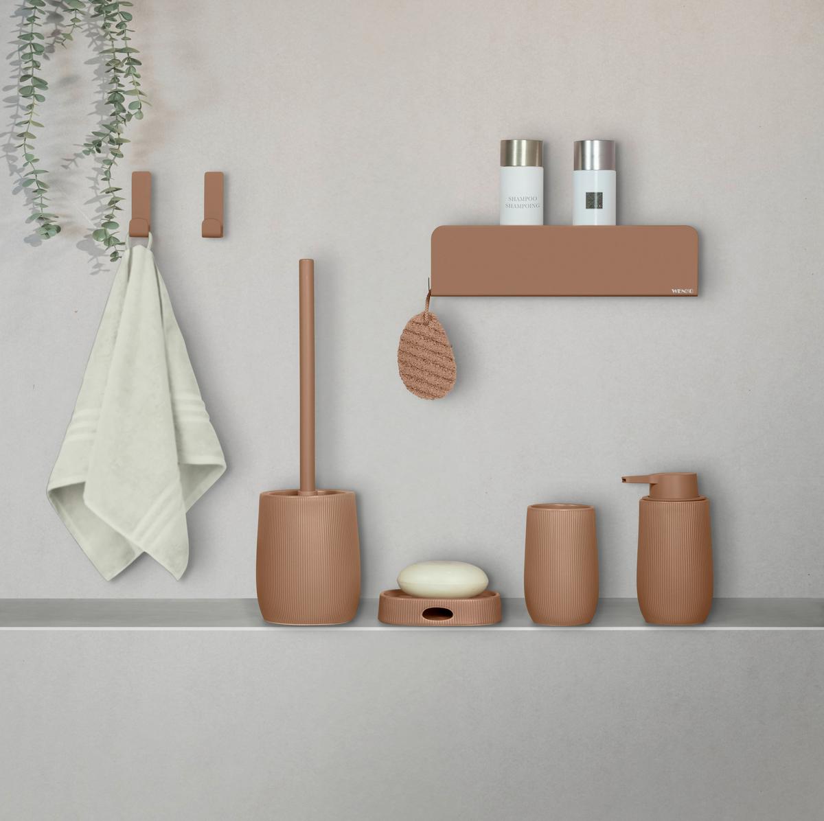 Wandhaken Turbo-Loc Lizan Braun - Braun, MODERN, Metall (2/7/2cm) - Mömax