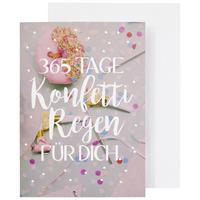 Klappkarte Statements in Bunt - Multicolor, Papier (11,5/16,0cm) - VS Visual Statements