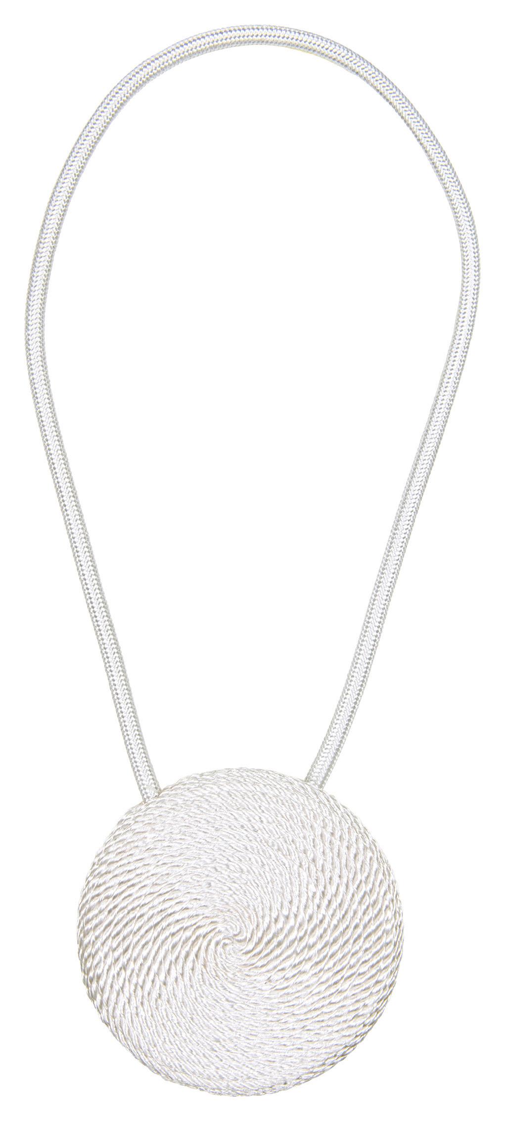 Dekoclip Jan diverse Farben - Weiß, Textil (38cm) - Mömax