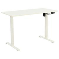 Dvižna Miza Emil 3, Bela, 120x72-118cm - bela, Trend, kovina/leseni material (120/72-118/60cm)