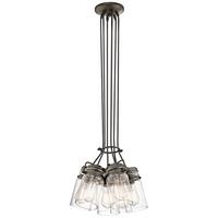 Viseća Svjetiljka  Brinley Kl-Brinley6-Oz - brončane boje, Konvencionalno, staklo/metal (30.5/25.3cm) - Elstead Lighting