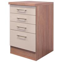 Spodnja Omarica S Predali Nepal, Kašmir, Barva Hrasta - barve nerjavečega jekla/kašmir, Moderno, kovina/leseni material (50/86/60cm) - FlexWell