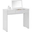 Schminktisch in Alpinweiß mit Spiegel - Weiß, Holzwerkstoff (90/76/40cm) - Modern Living