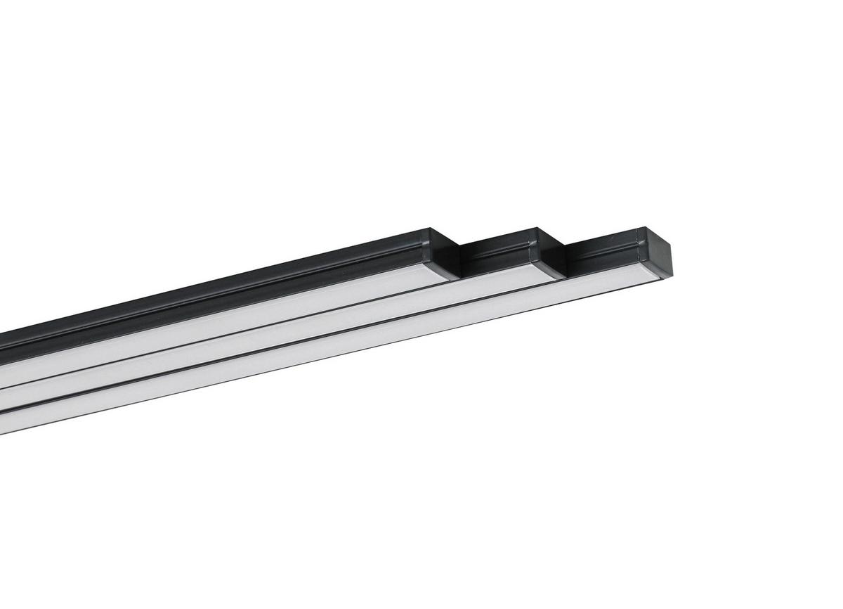 Led-svetlobna Škatla Numik - črna, Moderno, umetna masa (50/75/1,3/0,7cm) - Mömax