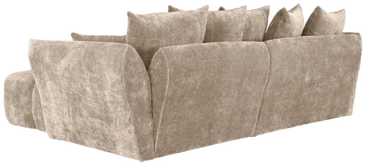 Kutna Garnitura Cammellio - crna/taupe, Moderno, tekstil (296/189cm) - Mömax
