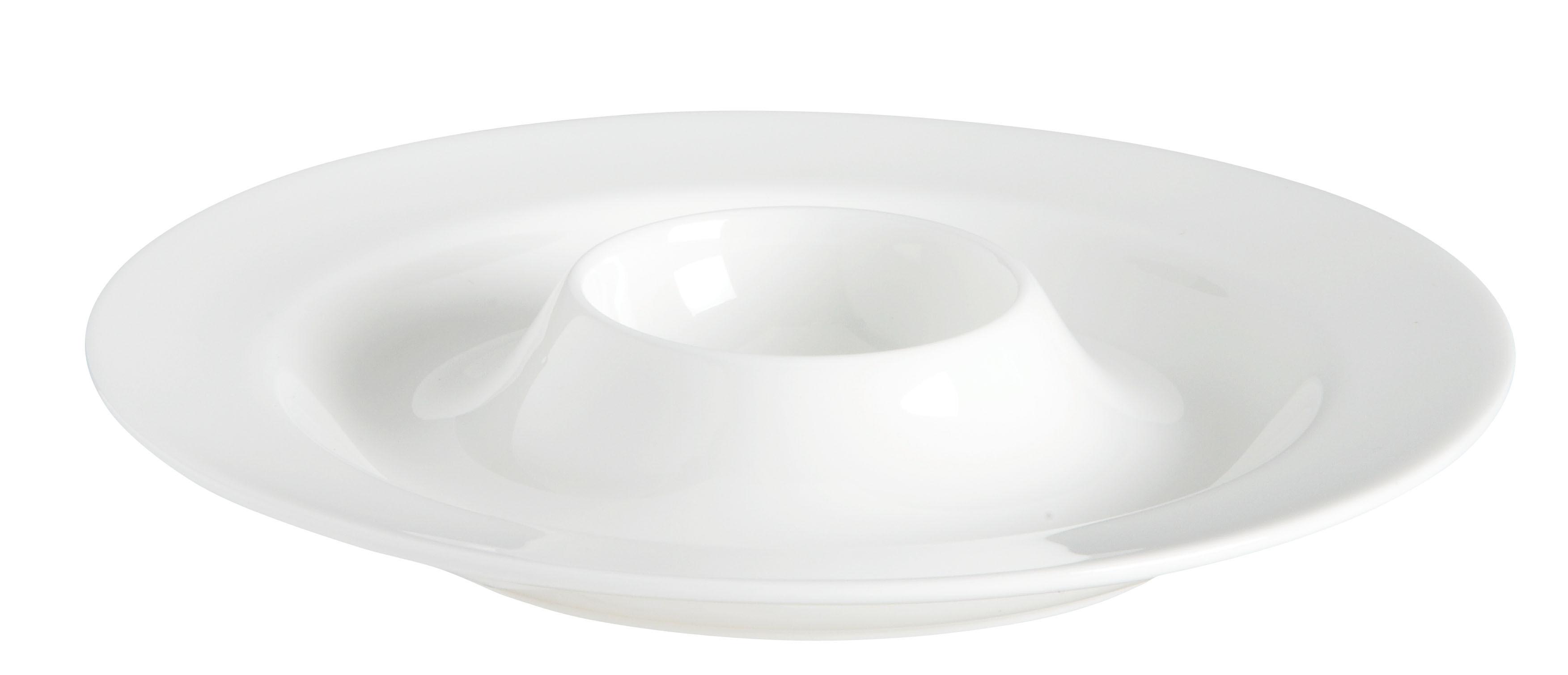 PODSTAWKA DO JAJEK 1963013 - biały, Basics, ceramika (13cm) - ASA