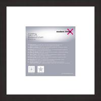 Bilderrahmen Gitta Duplo Schwarz ca. 25x25cm - Schwarz, Basics, Holz (25,2/25,2/3,6cm) - Mömax