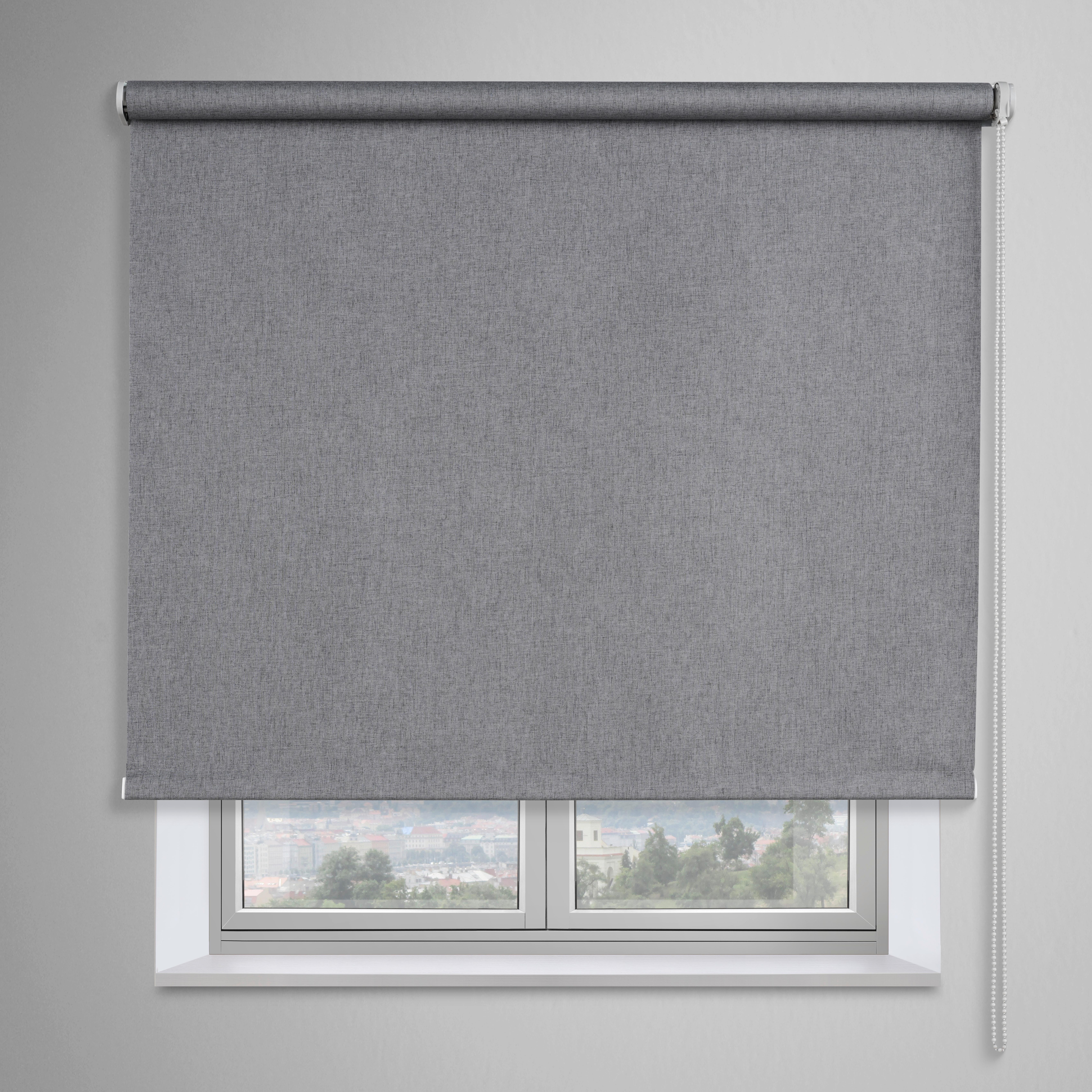 Verdunkelungsvorhang Ulrich Anthrazit ca. 60x150cm - Anthrazit, MODERN, Kunststoff (60/150cm) - Premium Living
