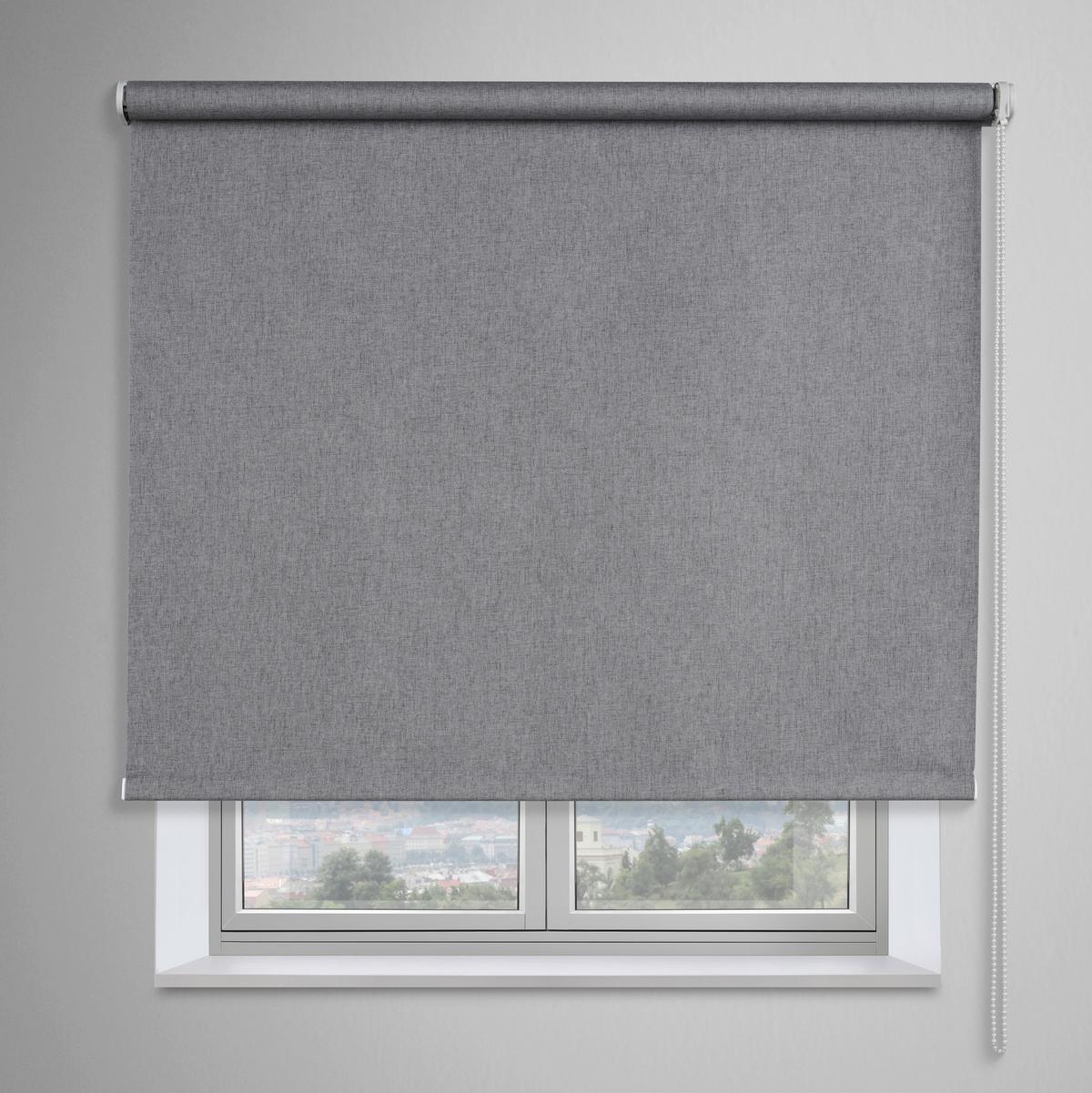 Verdunkelungsrollo Ulrich Anthrazit ca. 45x150cm - Anthrazit, Modern, Kunststoff (45/150cm) - Premium Living