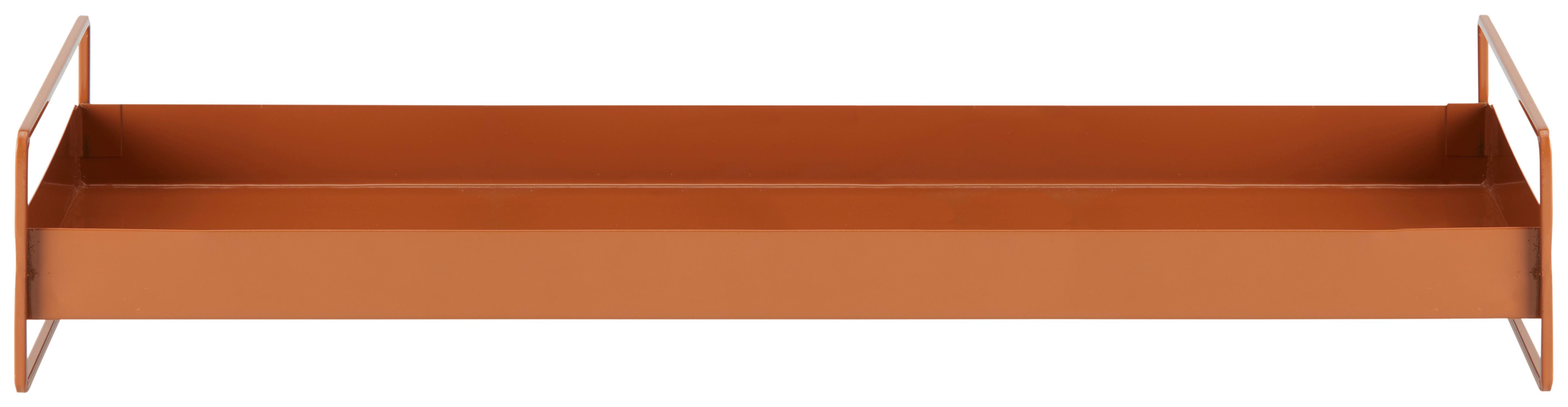 Poslužavnik Dekorativni Wolga I -Paz- - smeđa, Basics, metal (50/8,5/16cm) - Modern Living