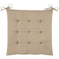 Sitzkissen Lola in Beige ca. 40x40cm - Hellbraun, KONVENTIONELL (40/40/4cm) - Mömax