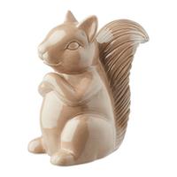 Dekoeichhörnchen Perrie Braun - Braun, KONVENTIONELL, Keramik (23,5/24,8/13,5cm) - Mömax