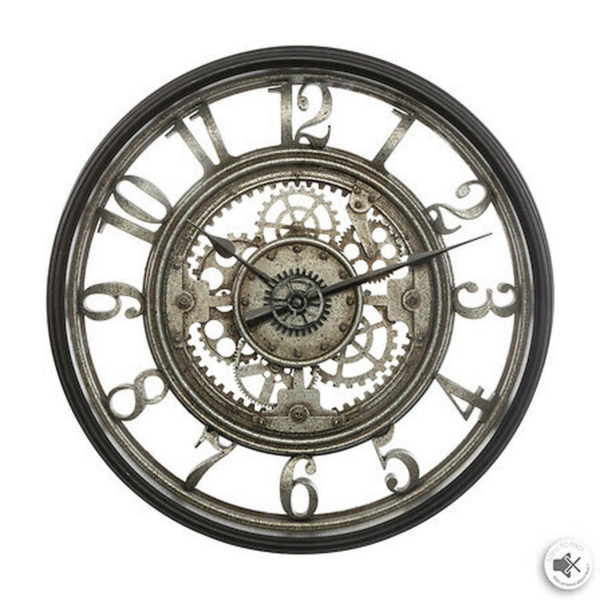 Stenska Ura Atmosphera - temno siva, Moderno, umetna masa (51cm) - Mömax