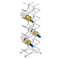 Weinregal Chromfarben - Chromfarben, Basics, Metall (25/15,5/67,5cm) - Zeller Present