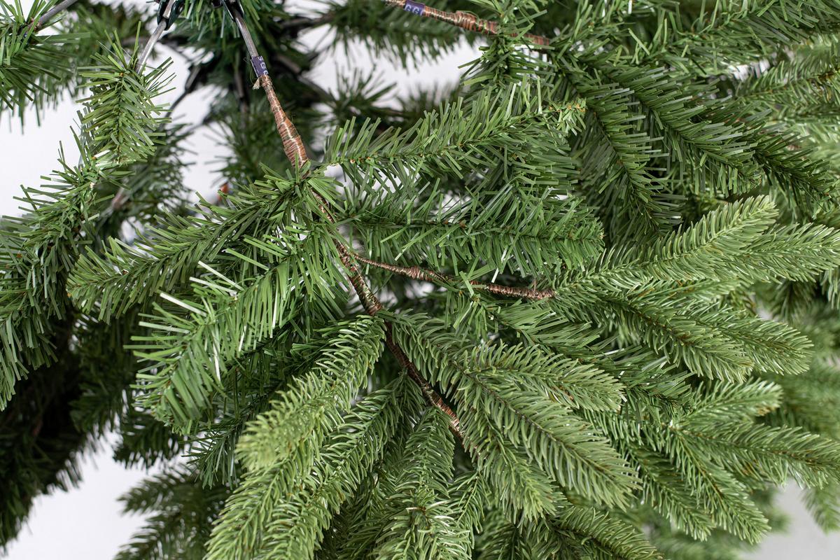 Weihnachtsbaum Roswell Grün H: ca. 210cm - Grün, Basics, Kunststoff (122/210cm)
