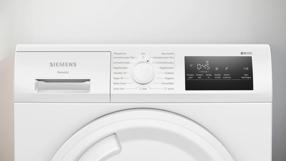 Kondenstrockner WT43N203 - Basics (59,8/84,2/61,3cm) - Siemens