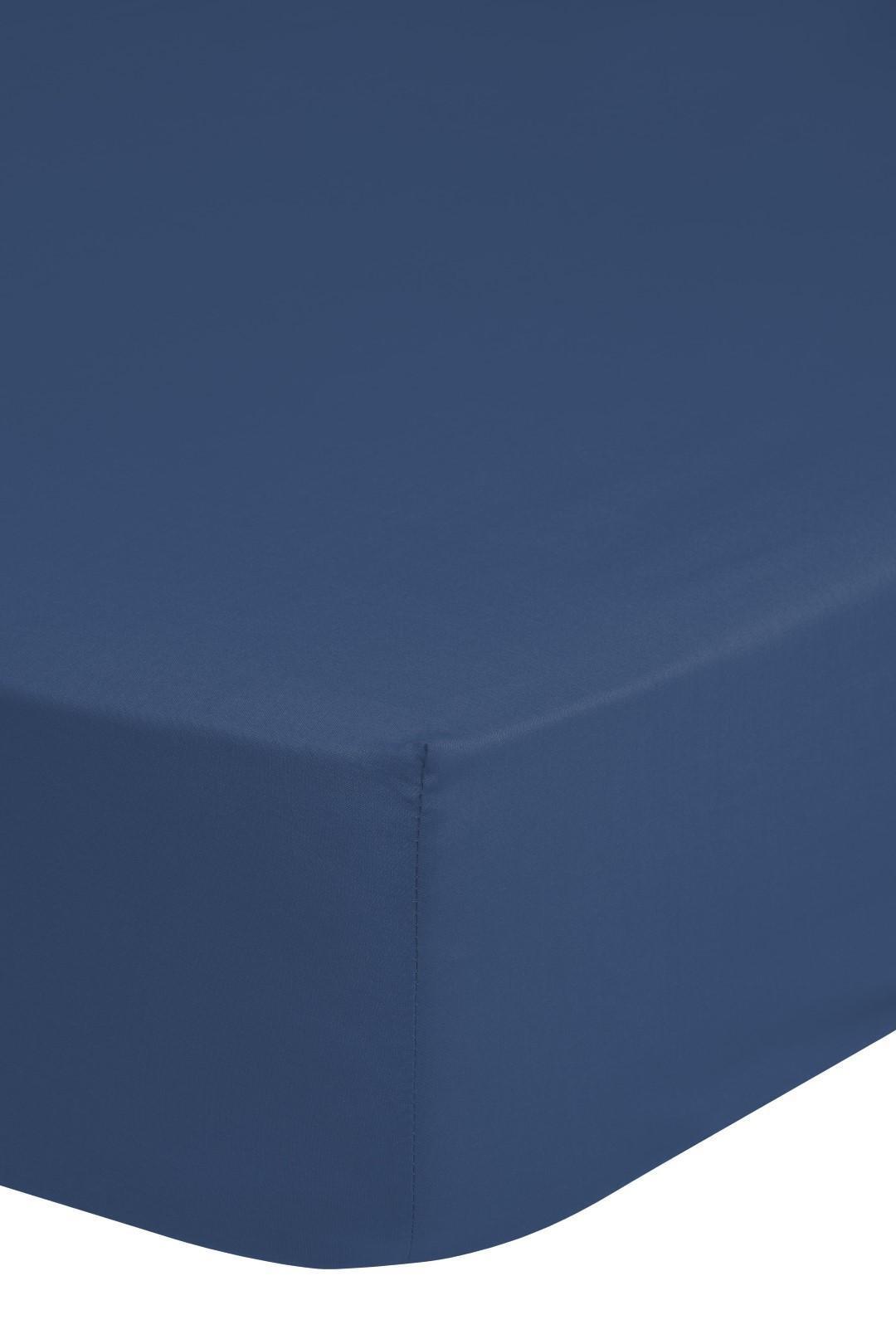 Spannleintuch Easy Care ca. 90x220cm - Dunkelblau, Basics, Textil (90/220cm) - MID.YOU
